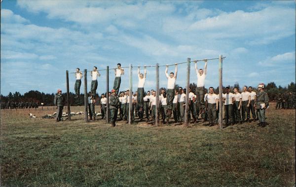 Typical Physical Training Exercise, Basic Training Fort Dix New Jersey