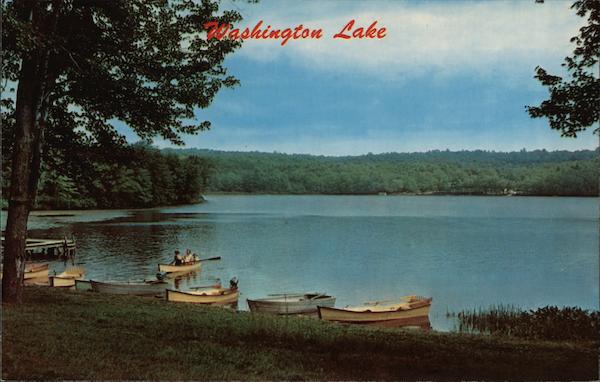 Washington Lake Sullivan County Many Years A Popular Vacation Area Yulan New York