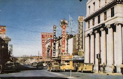 Looking North on Virginia Street Postcard