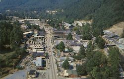 Air View, At the Entrance to the Great Smoky Mountains National Park Postcard