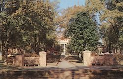 Entrance to Anderson College Postcard