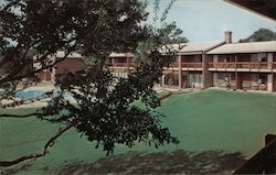 Terrace and Pool Patio - The Adventure Inn Postcard