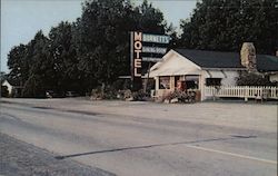 Burnett's Motel & Dining Room Postcard