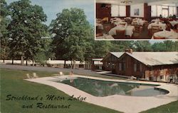 Strickland's Motor Lodge and Restaurant Baltimore, MD Postcard Postcard Postcard