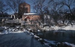 Smoky Valley Roller Mill Lindsborg, KS Postcard Postcard Postcard