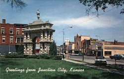 City Park & Main Street Postcard