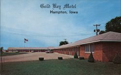 Gold Key Motel Hampton, IA Postcard Postcard Postcard