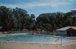 Pool and Bath-House, Riverside Bible Camp Story City, IA Postcard Postcard Postcard