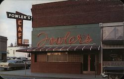 Fowler's Restaurant Postcard