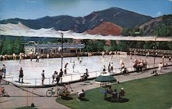 Sun Valley's open Air Olympic Size Ice Rink Idaho Postcard Postcard Postcard