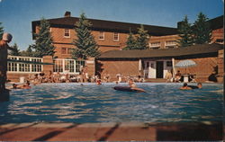 Lodge Pool Postcard