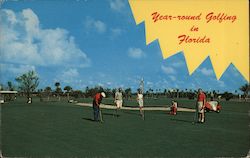 Year-round Golfing in Florida Postcard