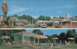 Magnolia Motor Hotel & Restaurant Postcard