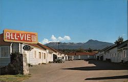 All-View Motel Postcard