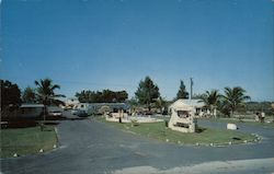 Mobile Villas Trailer Park Postcard