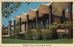 Getchell Library, University of Nevada Postcard