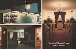 Heart of Reno Wedding Chapel Nevada Postcard Postcard Postcard