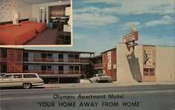 Olympic Apartment Motel Postcard