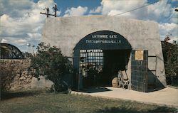 Main Entrance Gate Territorial Prison Yuma, AZ Bob Van Luchene Postcard Postcard Postcard