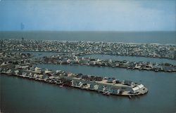 Aerial View of Stone Harbor New Jersey Postcard Postcard Postcard