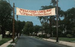 Entrance to Cape May, Lafayette St. New Jersey Postcard Postcard Postcard