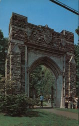 The Samuel W. Bowne Memorial Gateway at Drew University Postcard