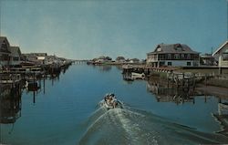 One of the Beautiful Lagoons Avalon, NJ Postcard Postcard Postcard