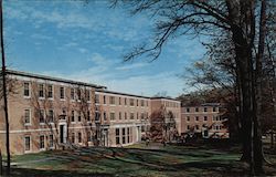 Drew University Tipple Hall (1955) and Wendle Hall (1951) Postcard