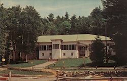 Main Auditorium at Camp-of-the-Woods Speculator, NY Postcard Postcard Postcard