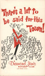 Diamond Jim's Nevada Club Postcard
