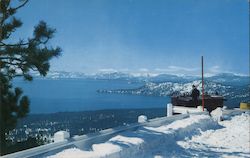 Winter at Lake Tahoe Postcard