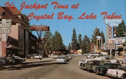 Street Scene in Crystal Bay Nevada Postcard Postcard Postcard