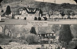 The Swiss Chalet Motor Lodge Postcard