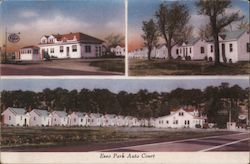 Esso Park Auto Court Postcard