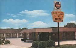 Heritage Inn Motel Postcard