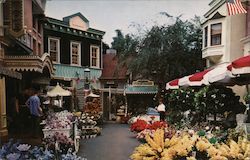 Flower Mart, The Magic Kingdom, Disneyland Postcard