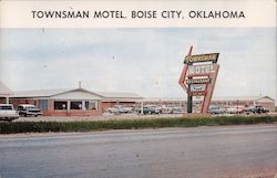 Townsman Motel Boise City, OK Postcard Postcard Postcard