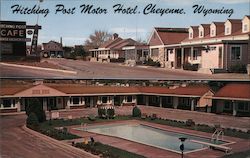 The Hitching Post Motor Hotel and Restaurant Postcard