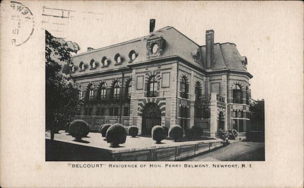 Belcourt Residence of Hon. Perry Belmont Newport Rhode Island