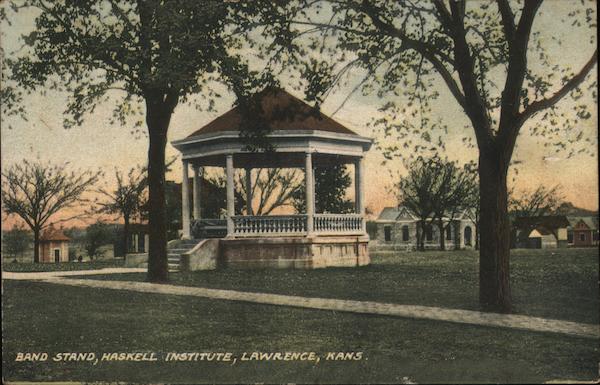 Band Stand, Haskell Institute Lawrence Kansas