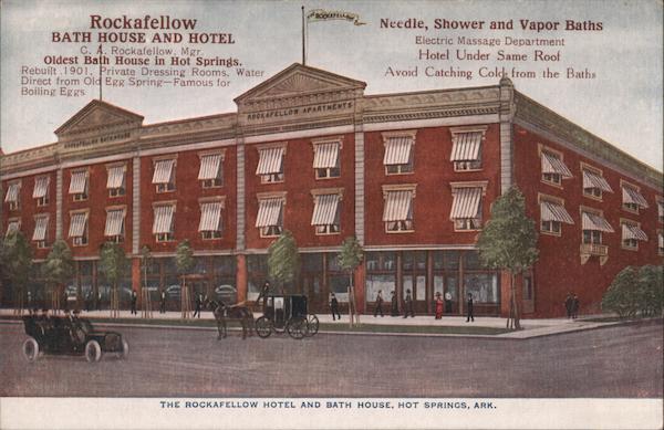 The Rockafellow Hotel and Bath House Hot Springs Arkansas
