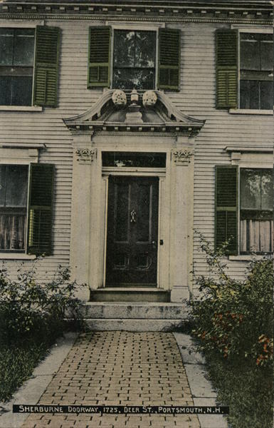 Sherburne Doorway, 1725 Deer Street Portsmouth New Hampshire
