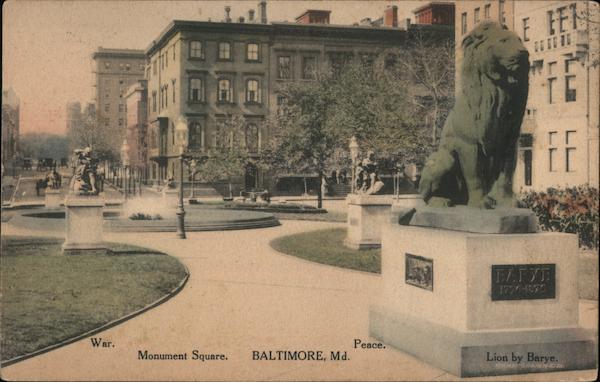 Monument Square Baltimore Maryland