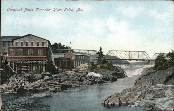 Caratunk Falls, Kennebec River Solon Maine