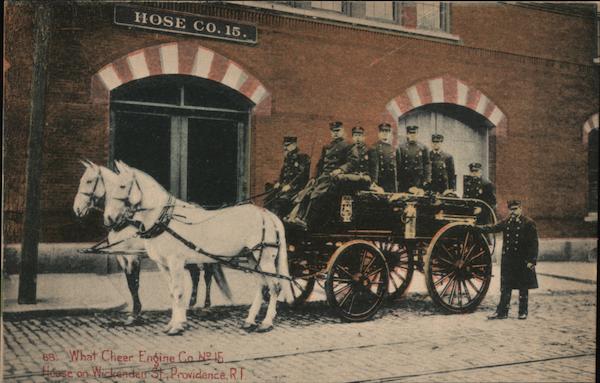 What Cheer Engine Co. No.15 House on Wickenden Street Providence Rhode Island
