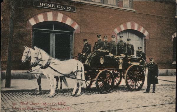 What Cheer Engine Co. No. 15, House on Wickenden St. Providence Rhode Island