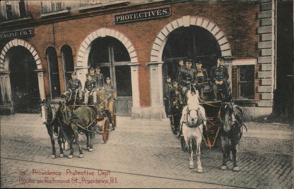 The Providence Protective Dept. House on Richmaond St. Rhode Island