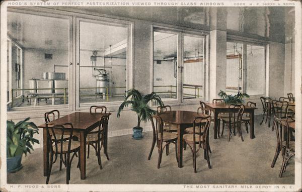 The Most Sanitary Milk Depot in N.E. Boston Massachusetts