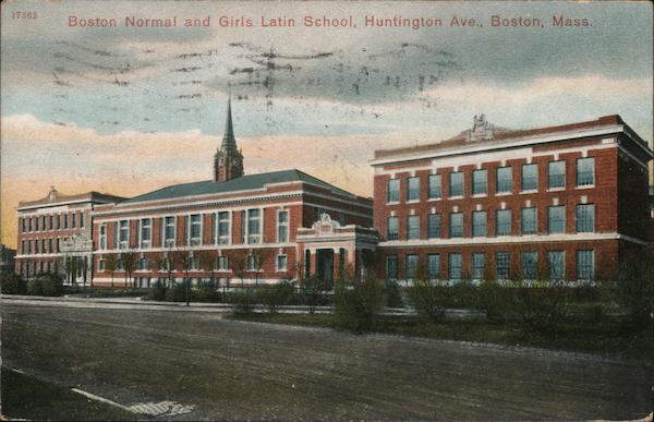 Boston Normal and Girls Latin School, Huntington Ave. Massachusetts