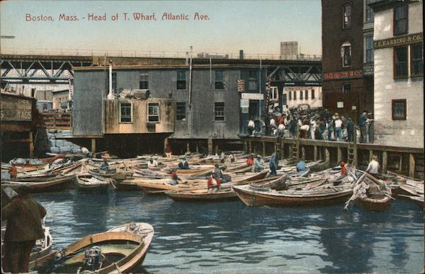 Head of T. Wharf, Atlantic Ave Boston Massachusetts